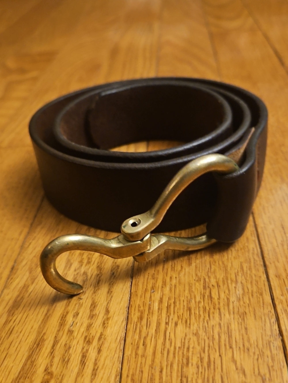 Vintage Tristan & Iseut Leather Belt Made in USA
